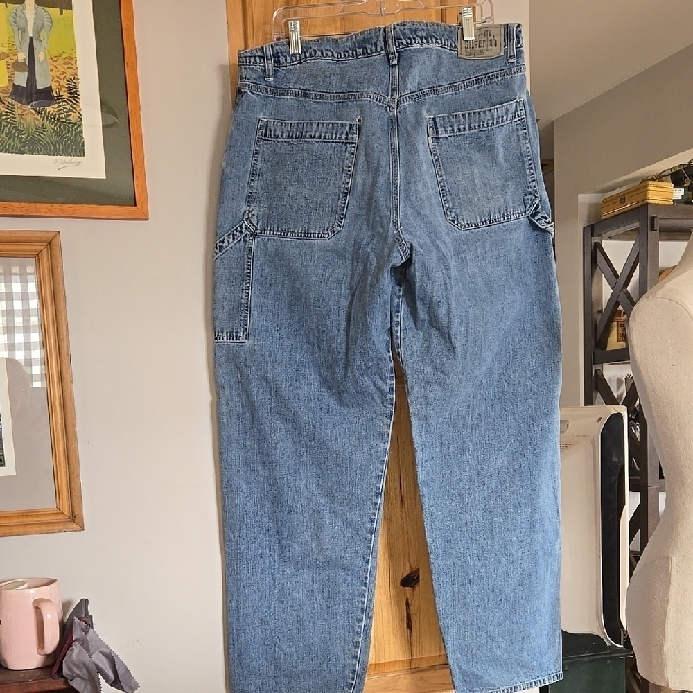 Vintage 1994 Levis Silver Tab Carpenter Cargo Pants Mens Size 36 X 34 True 1994